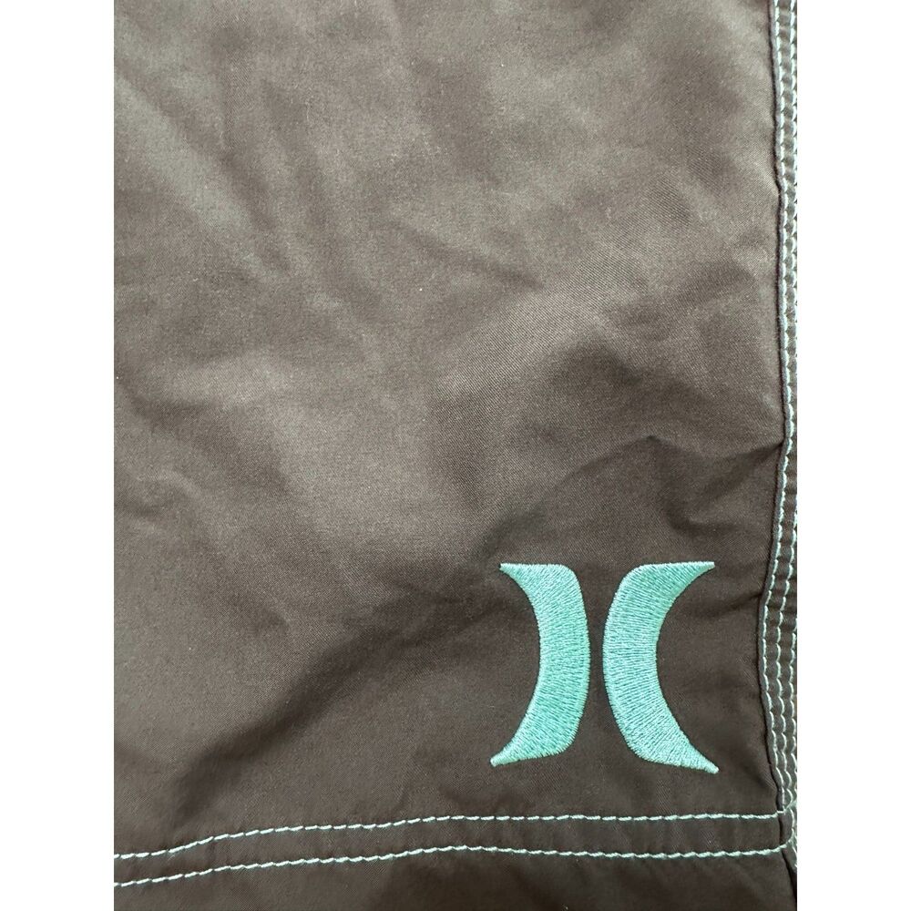 NWOT HURLEY PHANTOM GREY Board Shorts with aqua Accents Sz 34 - Picture 6 of 9